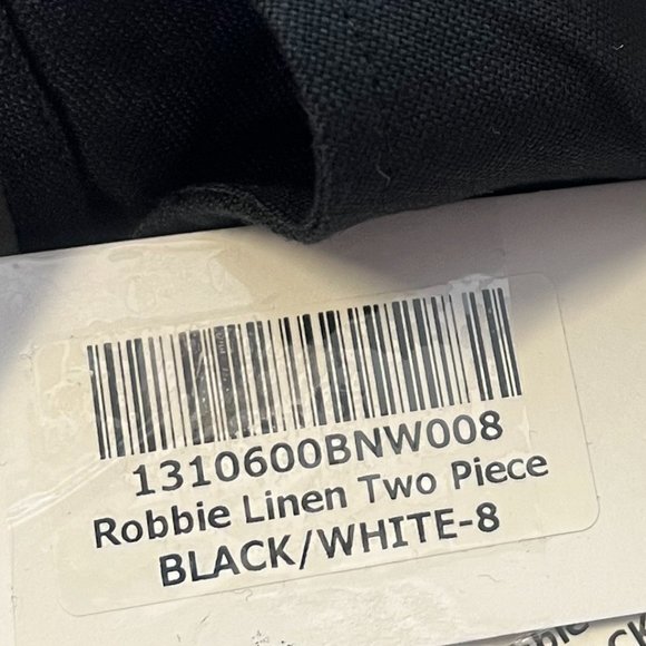 Reformation Robbie Black and White Skirt Set - Picture 9 of 9